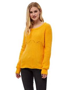 DESIRES Damen Kastella Pullover Gelb M von Desires