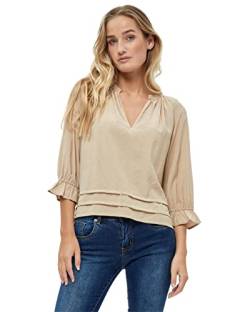 DESIRES DamenBluse mit 3/4-Ärmeln, Cuban Sand Stripe, XS von Desires