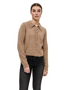 Desires ,Women's ,Gea Collar Cardigan, 0273M WARM SAND MELANGE ,XL von Desires