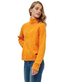 Desires Damen GEA Pullover mit hohem Kragen, 6210M Dark Cheddar Melange, XS von Desires