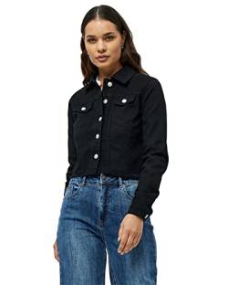 Desires Damen Lola Cropped Kurze Jeansjacke, 9000 Black, M von Desires