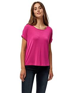 Desires Giselle T-Shirt Damen Größe S | Pink Tshirt Damen Mit Rundem Halsausschnitt | Frühling Bluse T Shirt Damen Kurzarm | Shirt Damen Elegant Mit Kurzen Ärmeln von Desires