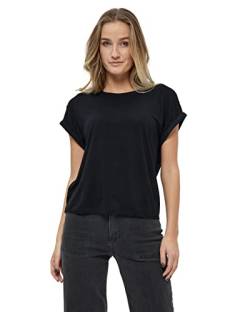 Desires Giselle T-Shirt Damen Größe XS | Schwarzes Tshirt Damen | Frühling Bluse T Shirt Damen Kurzarm | Shirt Damen Elegant Mit Kurzen Ärmeln von Desires