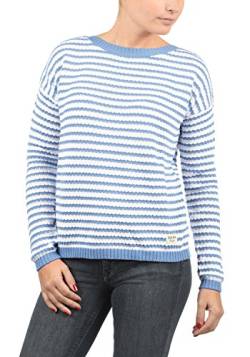 Desires Hilde Damen Winter Strickpullover Troyer Grobstrick Pullover, Größe:XL, Farbe:Sky Blue (1025) von Desires