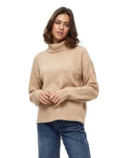 Desires Women's GEA High Neck Pullover, Winter TWIG Sand Melange, S von Desires