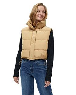 Desires Women's Kenza Puffer Vest, Lark Beige, M von Desires