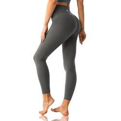 Desol Sport Leggings Damen, Lange Blickdicht Sporthose Hohe Taille Yoga Leggings Laufen Gym Bauchkontrolle Tights von Desol