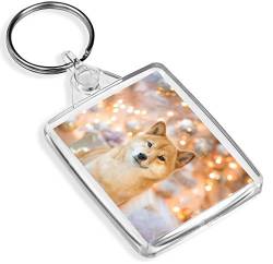 Shiba Inu Hunde Keyring Welpen Netter Japan japanischen Akita Recht Keyring Geschenk # 8751 von Destination Vinyl Keyrings