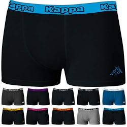 Kappa Boxershorts Herren 6er Pack S zufällige Farbauswahl Unterhosen Boxer Unterwäsche Retroshort Short Underwear von Deuba