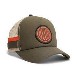 Deus Woven Pill Trucker Cap - Olive von Deus ex machina