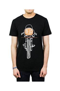 T-Shirt mit Motiv Deus Ex Machina Matchless, schwarz, grau Gr. M, Schwarz von Deus ex machina