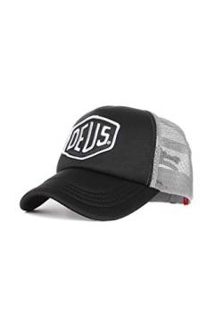 Deus Trucker Cap BAYLANDS DMS07875-BLG-OS Schwarz Grau, Size:ONE Size von Deus