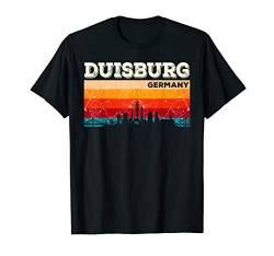 Mein Duisburg Skyline Deutschland Heimat Stadt Souvenir T-Shirt von Deutschland Urlaub Reisen Geschenk