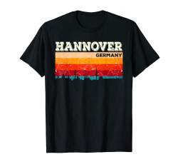 Mein Hannover Skyline Deutschland Heimat Stadt Souvenir T-Shirt von Deutschland Urlaub Reisen Geschenk