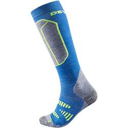 Devold Alpine Merino Sock Kid Blau, Kinder Merino Socken, Größe EU 28 - EU 30 - Farbe Royal von Devold