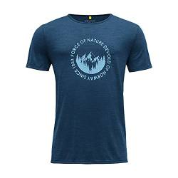 Devold Leira Man Tee T-Shirt, Skydiver Dark, XL von Devold