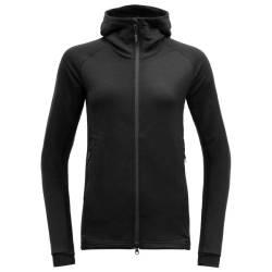 Devold - Women's Nibba Merino Jacket Hood - Merinojacke Gr S schwarz von Devold