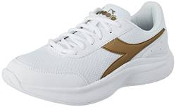 Diadora Damen Adler 6w Gymnastikschuh, weißgold, 40 EU von Diadora