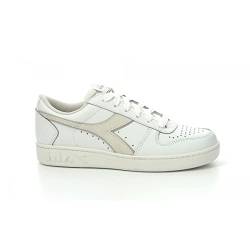 Diadora Damen Magic Basket Low Leather Wn Gymnastikschuh, Dawn Blue White, 39 EU von Diadora