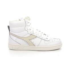 Diadora Damen Magic Basket Mid Leather Wn Gymnastikschuh, Weiß Lilac Marble, 37 EU von Diadora