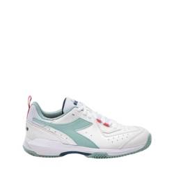 Diadora Damen S. Challenge 5W Sl Clay Tennisschuh, White Surf Spray Legion Blue, 40 EU von Diadora