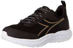 Diadora Damen Snipe W Gymnastikschuh, Schwarz Gold Weiß, 42 EU von Diadora