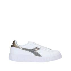 Diadora Damen Step P Bright Reptile Gymnastikschuh, White Gold, 36.5 EU von Diadora