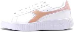 Diadora Damen Step P Shimmer Gymnastikschuh, White Peach Melba, 40 EU von Diadora