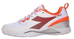 Diadora Damen Tennisschuh 'BLUSHIELD TORNEO W AG' White/Fiery red, Damen:36 EU von Diadora