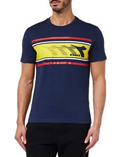Diadora Herren T-Shirt SS Logo, Classic Navy, XL von Diadora