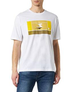 Diadora Herren T-Shirt SS Match Point, Optical White, XXL von Diadora
