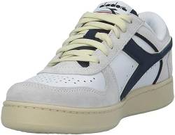 Diadora MAGIC BASKET LOW SUEDE LEATHER bianco blu Bianco Blu/41 von Diadora