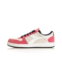 Diadora MAGIC BASKET LOW SUEDE WN Bianco rosa nero BIANCO ROSA NERO/38 von Diadora