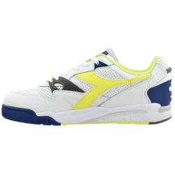Diadora Mens Rebound Ace Lace Up Sneakers Shoes Casual - White, Yellow - Size 13 D von Diadora