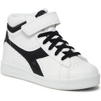 Diadora Sneakers Game P High Girl PS 101.176726-C1880 White / White / Black Sneaker von Diadora