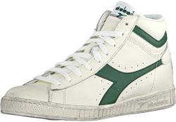 Diadora Unisex Game L High Waxed Hohe Sneaker, Weiß White Fogliame, 36 EU von Diadora