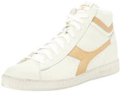 Diadora Unisex Game L High Waxed Suede Pop Gymnastikschuh, Weiß Milch, 37 EU von Diadora