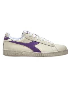 Diadora Unisex Game L Low Waxed Gymnastikschuh, White Violet Berry C6210, 42.5 EU von Diadora