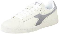 Diadora Unisex Game L Low Waxed Suede Pop Gymnastikschuh, White Ultimate Gray, 42.5 EU von Diadora