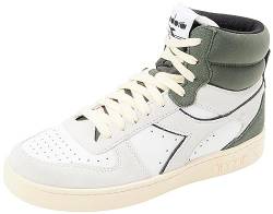 Diadora Unisex Magic Basket Mid Suede Gymnastikschuh, White Dark Forest, 47 EU von Diadora