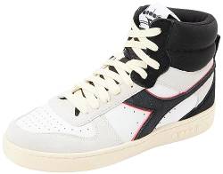 Diadora Unisex Magic Basket Mid Suede Gymnastikschuh, White Ferrari Red Italy, 37 EU von Diadora