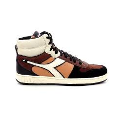 Diadora Unisex Magic Basket Mid Twin Gymnastikschuh, Black Orange Burnt, 45.5 EU von Diadora