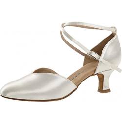 Diamant 105-068-092 Damen Tanzschuhe - Standard & Latein, Weiß (White), 34 EU (2 UK) von Diamant