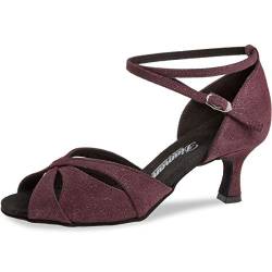 Diamant Damen 141-077-567 Tanzschuh, Bordeaux Glitter, 38 2/3 EU von Diamant