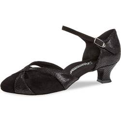 Diamant Damen 142-112-084 Standard- & Latintanzschuhe, Schwarz (Schwarz 084), 39 1/3 EU von Diamant