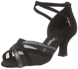 Diamant Damen Diamant Damen Tanzschuhe 035-064-139 Standard Latein, Schwarz Schwarz Black, 40 2/3 EU von Diamant