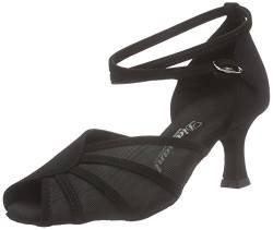 Diamant Damen Tanzschuhe 020-077-040 Standard & Latein, Schwarz Schwarz von Diamant