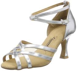 Diamant Damen Tanzschuhe 108-087-013 Standard & Latein, Silber Silber von Diamant