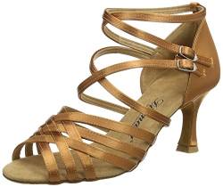 Diamant Damen Tanzschuhe 108-087-379 Standard & Latein, Braun (Dark Tan) von Diamant