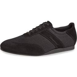 Diamant Herren Tanz Sneakers 192-425-577-V - Veloursleder/Mesh Schwarz - 1,5 cm Keilabsatz - VarioSpin Sohle - Größe: UK 10,5 von Diamant